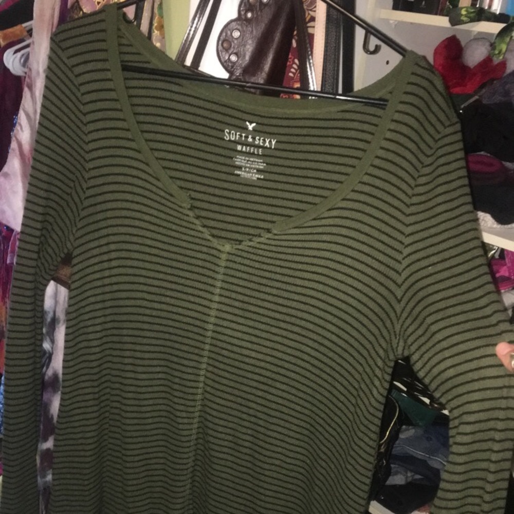 American Eagle Outfitters Striped Sweater Size S